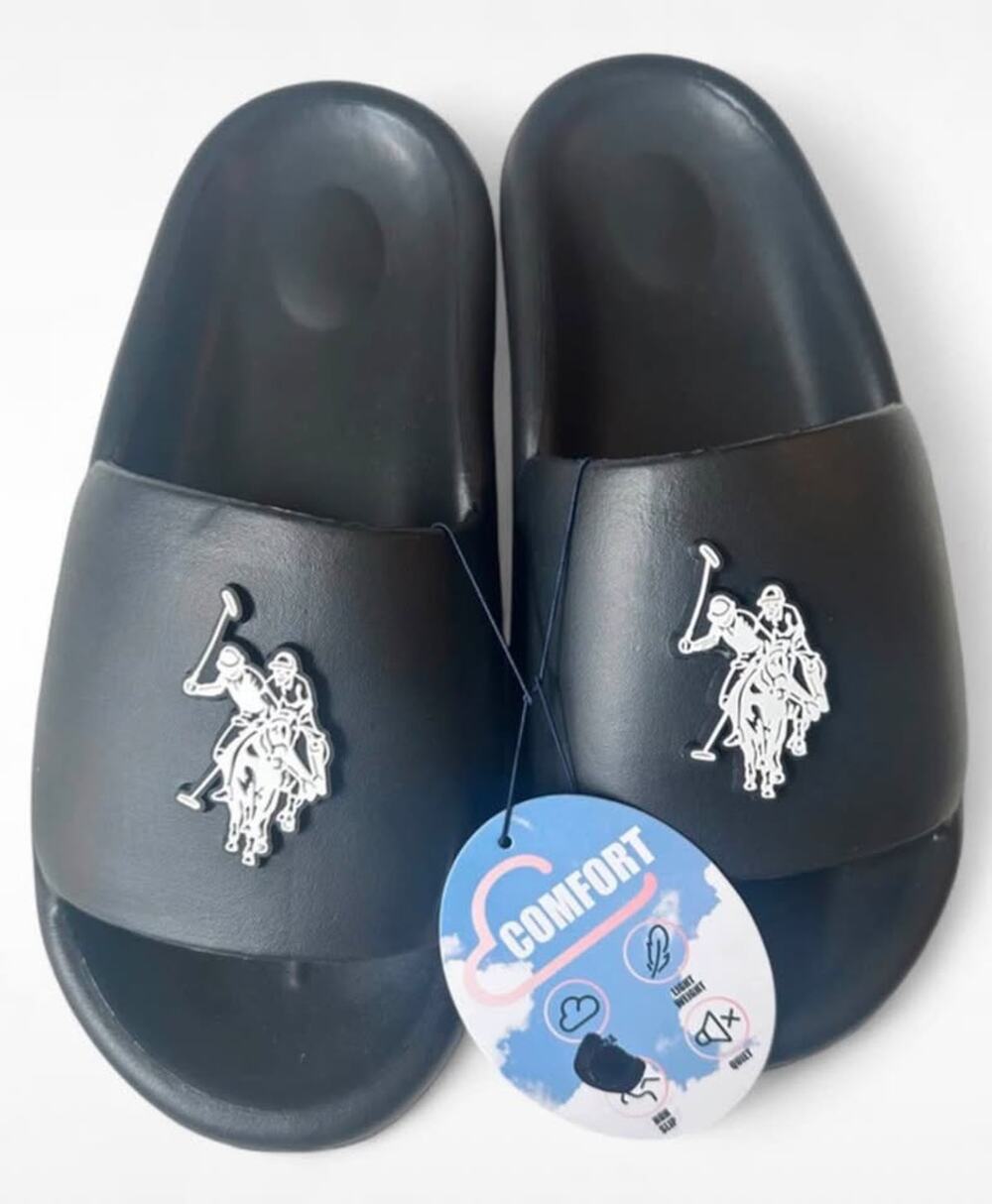 NWT Mens U.S. Polo Assn. Slides Size 44-45 L (11/12)